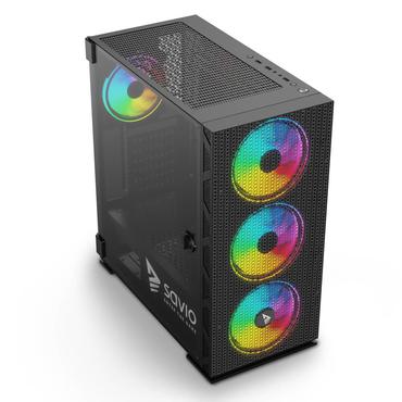 SAVIO Raptor X1 ARGB Mesh / Glass - mid tower - ATX