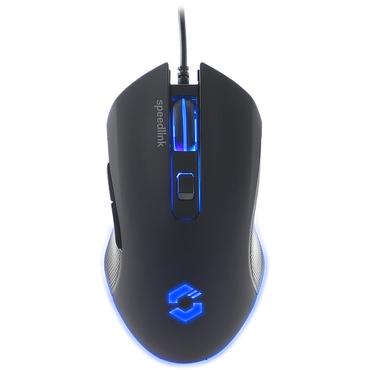 SpeedLink LUNERA Kabelgebunden, USB Gaming-Tastatur, Maus-Set Beleuchtet, Multimediatasten Deutsch, QWERTZ, Windows® Schwarz (SL-670305-BK)