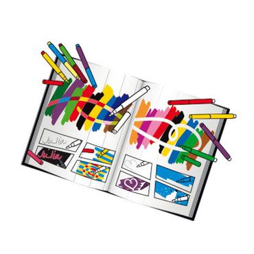 Malinos 300029 marker og tush-pen Flerfarvet 25 stk