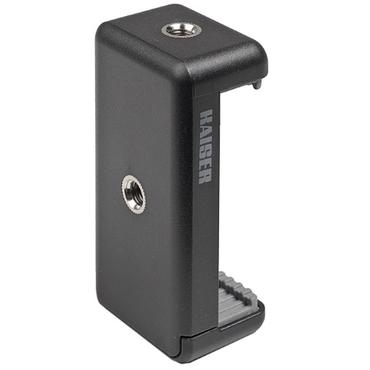 Kaiser Smartphone Mount black with 2 tripod sockets 6015