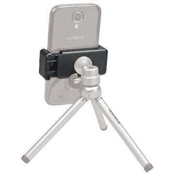 Kaiser Smartphone Mount black with 2 tripod sockets 6015