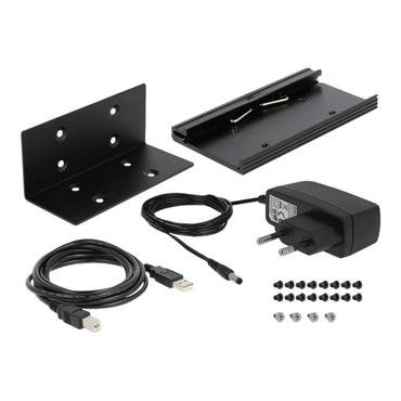 DeLock USB 2.0 to 12 Port Serial RS-232 Hub with surge protection and extended temperature range