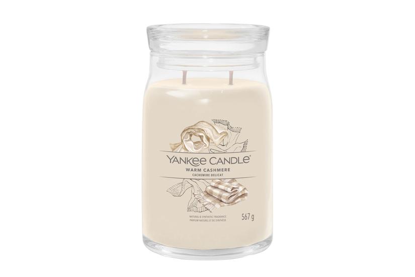 Yankee Candle 1701379E vokslys Cylinder Patchouli, Sandeltræ Beige 1 stk