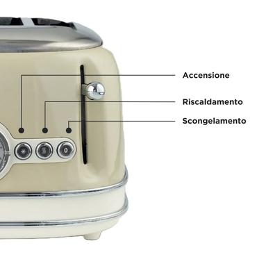 Ariete 0156/03 6 4 skive(r) 1600 W Beige