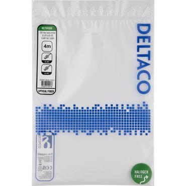 Deltaco SCSC-4-SUU InfiniBand og fiberoptisk kabel 4 m SC Gul