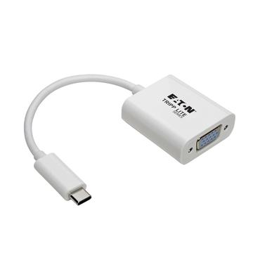 Eaton Tripp Lite Series USB C to VGA Video Adapter Converter1080p, M/F, USB Type C to VGA, USB-C to VGA, USB Type-C to VGA 6in Extern videoadapter - USB-C 3.1