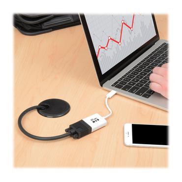 Eaton Tripp Lite Series USB C to VGA Video Adapter Converter1080p, M/F, USB Type C to VGA, USB-C to VGA, USB Type-C to VGA 6in Extern videoadapter - USB-C 3.1