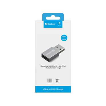 Sandberg - USB-adapter - 24 pin USB-C till USB typ A