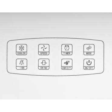 Activejet Selected KS-1065BPJ fordampende luftkøler Bærbar fordamperluftkøler