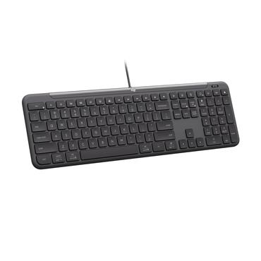 Logitech Signature Slim Wired K620 For Business tastatur Universel USB QWERTY Italiensk Grafit