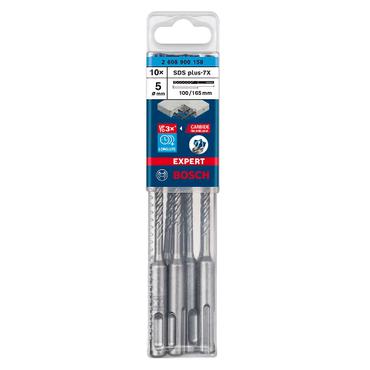 Bosch Expert SDS-plus-7X - borebit - for beton, forstærket beton, granit, hærdet beton, gneiss (pakke med 10)