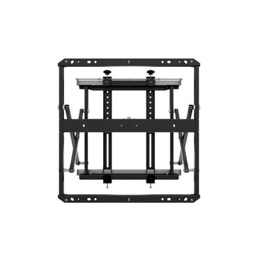 Multibrackets M Public Video Wall Mount Push Slim konsol - för LCD-display - svart