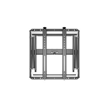 Multibrackets M Public Video Wall Mount Push Slim konsol - för LCD-display - svart
