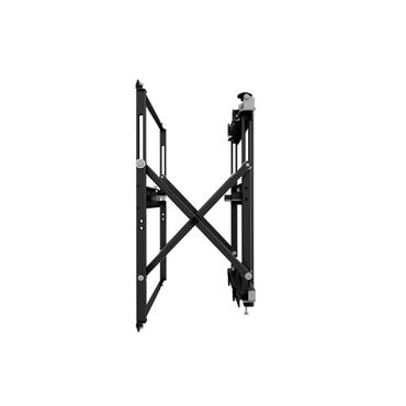 Multibrackets M Public Video Wall Mount Push Slim konsol - för LCD-display - svart