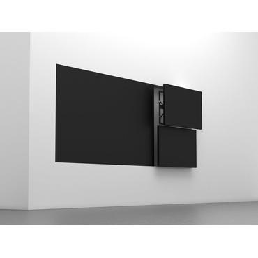 Multibrackets M Public Video Wall Mount Push Slim konsol - för LCD-display - svart