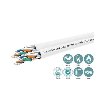 Cat6a U-FTP Dual Network