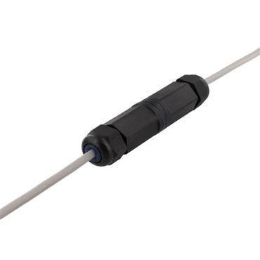 DELTACO netværkskobling - sort