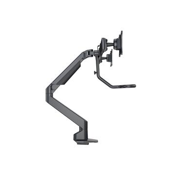 Multibrackets M VESA Gas Lift Arm w. Duo Crossbar 2 monteringssats - för 2 LCD-bildskärmar - svart