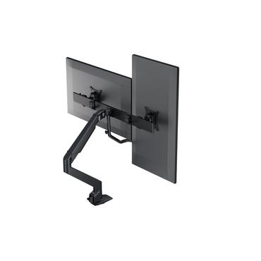 Multibrackets M VESA Gas Lift Arm w. Duo Crossbar 2 monteringssats - för 2 LCD-bildskärmar - svart