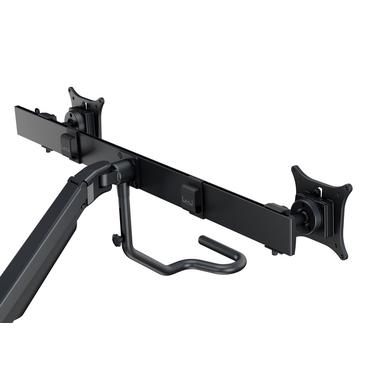 Multibrackets M VESA Gas Lift Arm w. Duo Crossbar 2 monteringssats - för 2 LCD-bildskärmar - svart