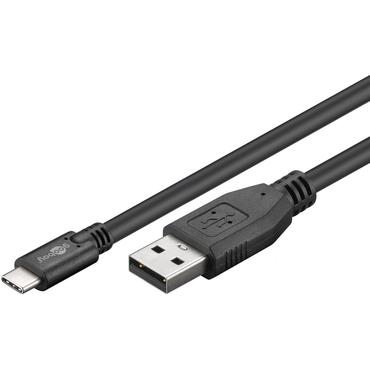 USB 2.0 kabel, USB-C: Han,