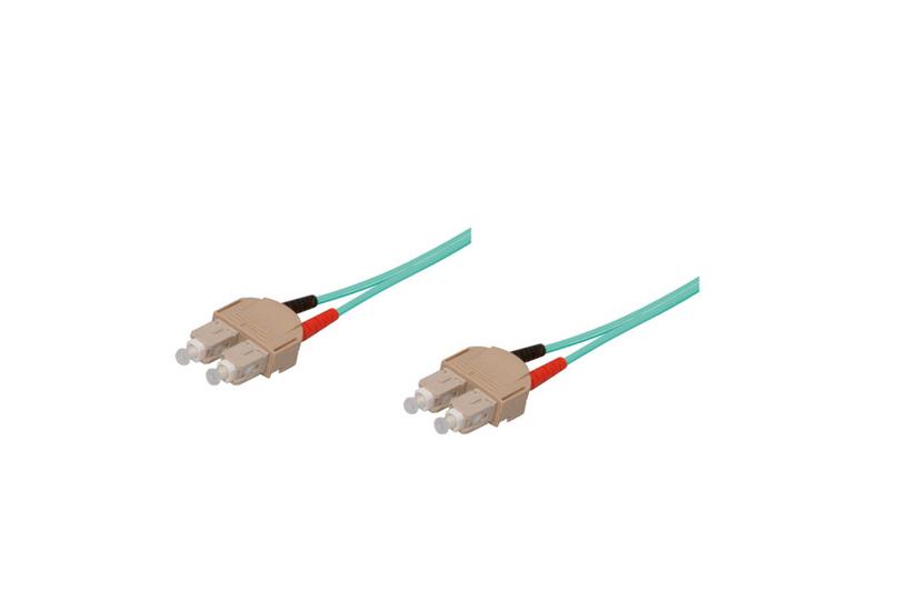 Alcasa 15m SC/SC InfiniBand og fiberoptisk kabel Blå