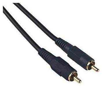 Hama Audio Connecting Cable RCA Male Plug - RCA Male Plug, 0.75 m, Digital lydkabel 0,75 m Sort