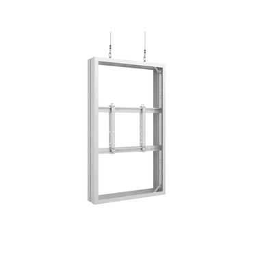 Multibrackets M Pro Series h&ouml;lje - medium - f&ouml;r 2 LCD-bildsk&auml;rmar - ledning, b2b - vit