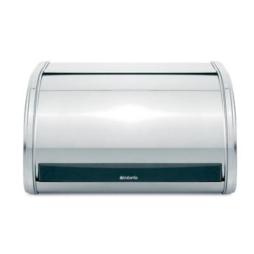 Brabantia Klappbrotkasten Front rund, Stahl glänz., med