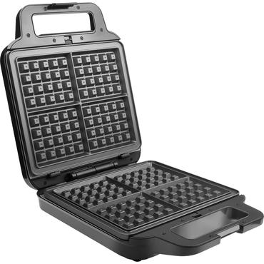 Concept SV3080 sandwichtoaster 1200 W Rustfrit stål, Sort