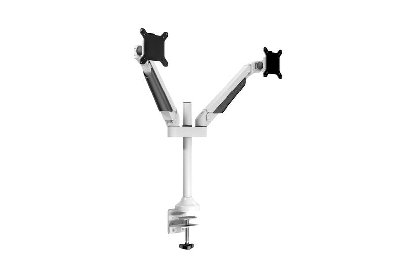 Multibrackets M VESA Gas Lift Arm Dual monteringssats - för 2 LCD-bildskärmar - vit
