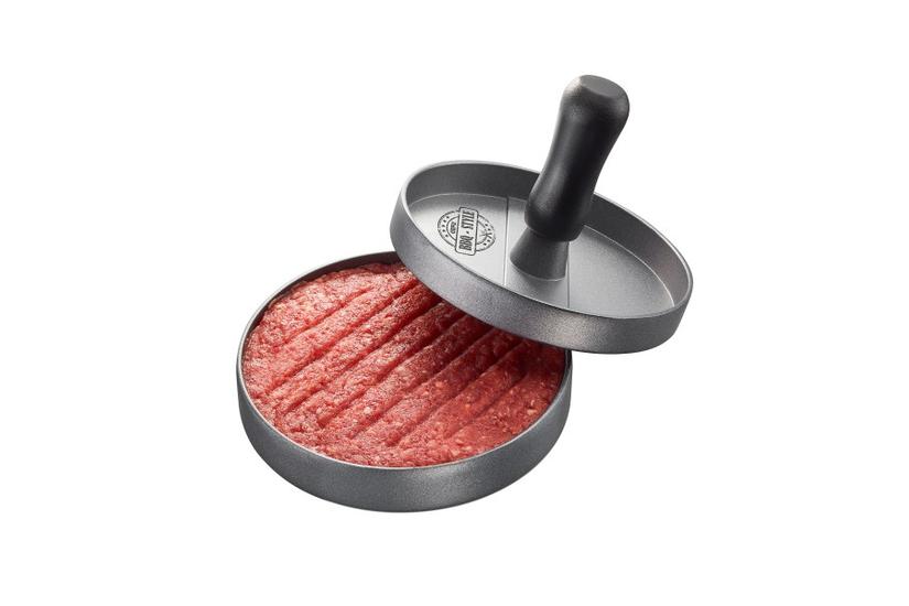 GEFU BBQ hamburger presse Sort, Grå Aluminium, Plast