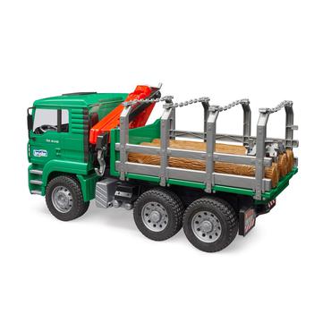 BRUDER Professional series - MAN Timber truck with loading crane and 3 trunks