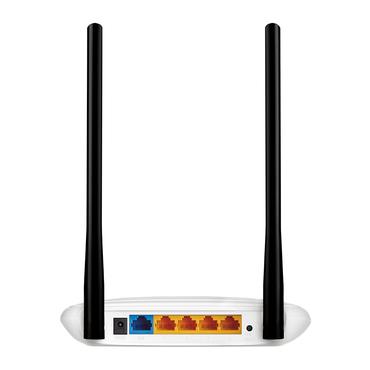 TP-Link TL-WR841N tr&aring;dl&oslash;s router Hurtigt ethernet Enkelt band (2,4 GHz) Sort, Hvid