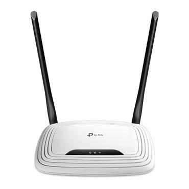 TP-Link TL-WR841N tr&aring;dl&oslash;s router Hurtigt ethernet Enkelt band (2,4 GHz) Sort, Hvid