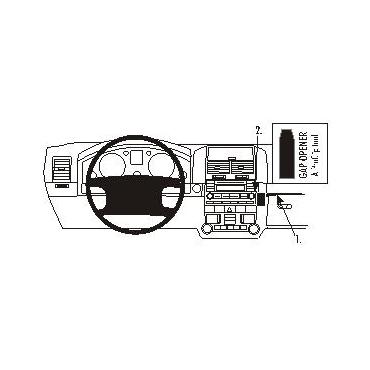 Brodit ProClip Angled mount - montering för mobiltelefon