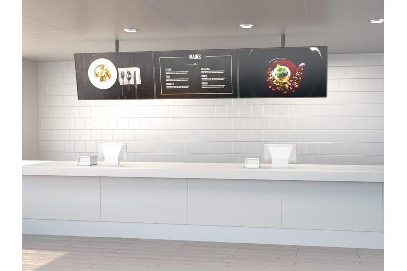 Multibrackets M Menu Board Mount Pro MBC3X1U konsol - svart