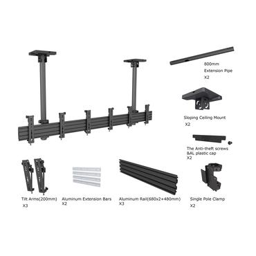 Multibrackets M Menu Board Mount Pro MBC3X1U konsol