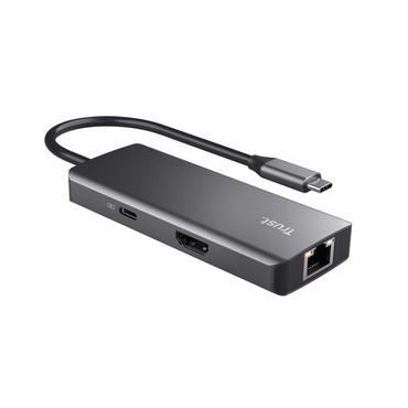 Trust Dalyx - dockningsstation - USB-C - HDMI - 1GbE