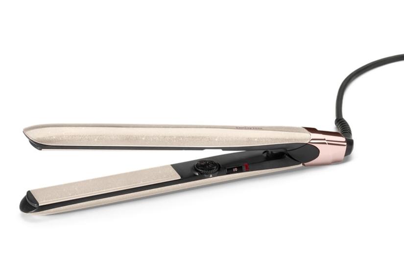 BaByliss ST914PE hair styling tool Straightening iron Warm Beige  Copper
