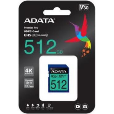 ADATA Premier Pro 512 GB SDXC UHS-I Klasse 10