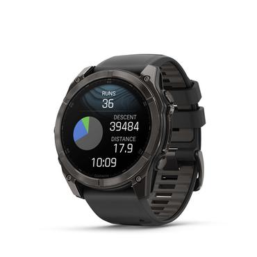 Garmin Fenix 8 3.56 cm (1.4 ) AMOLED 51 mm Digital 454 x 454 pixels Touchscreen Titanium Wi-Fi GPS (satellite)