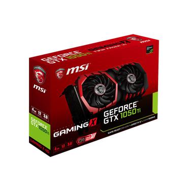 MSI GTX 1050 TI GAMING X 4G - NVIDIA GTX1050Ti - 4GB GDDR5