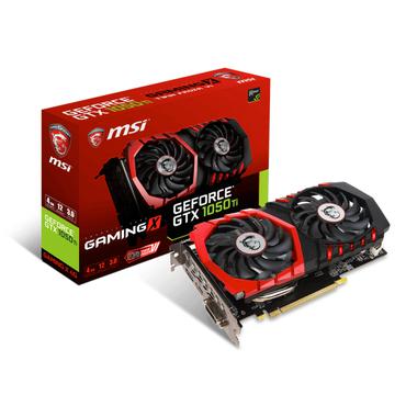 MSI GTX 1050 TI GAMING X 4G Grafikkort - 4GB GDDR5