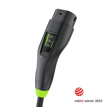 Green Cell EVGC01 opladningskabel til elbil Sort Type 2 CEE 16A 3 7 m