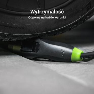 Green Cell EVGC01 opladningskabel til elbil Sort Type 2 CEE 16A 3 7 m