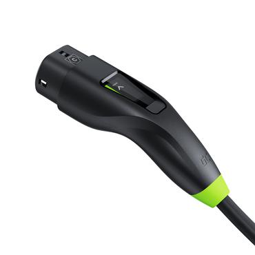 Green Cell EVGC01 opladningskabel til elbil Sort Type 2 CEE 16A 3 7 m