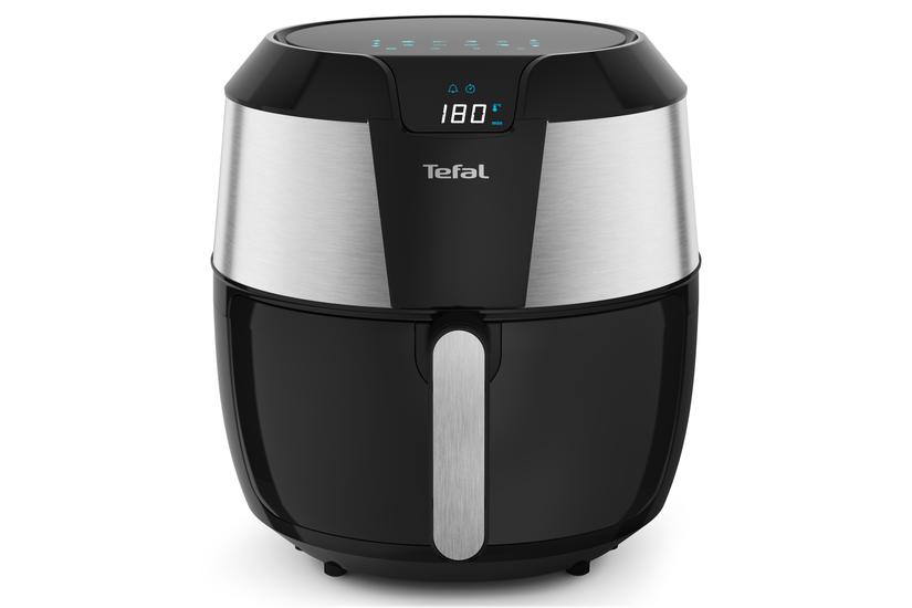 Tefal Easy Fry EY701D Enkelt 5,6 L Enkeltstående 1850 W Varmluftsteger Sort, Rustfrit stål