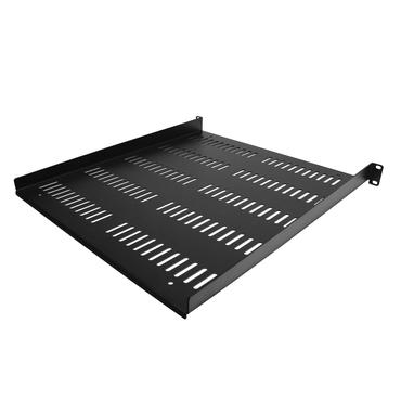 StarTech.com 1U Vented Server Rack Cabinet Shelf, 20in Deep Fixed Cantilever Tray, Rackmount Shelf for 19" AV/Data/Network Equipment Enclosure w/ Cage Nuts & Screws, 55lbs Weight Capacity - 1U Network Rack Shelf - rackhylde - 1U