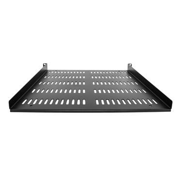 StarTech.com 1U Vented Server Rack Cabinet Shelf, 20in Deep Fixed Cantilever Tray, Rackmount Shelf for 19" AV/Data/Network Equipment Enclosure w/ Cage Nuts & Screws, 55lbs Weight Capacity - 1U Network Rack Shelf - rackhylde - 1U